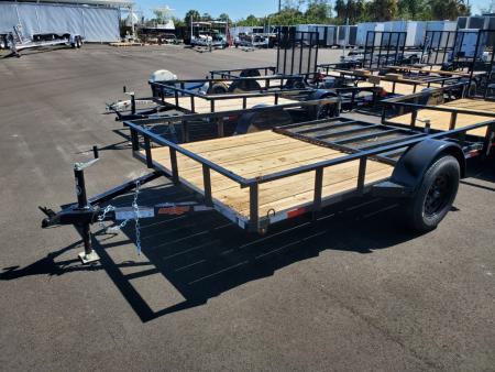 New 2026 Down 2 Earth Trailers 6X10 SINGLE AXLE 2990 LB GVWR Utility Trailer WITH REAR RAMP/GATE