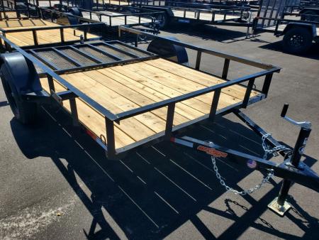 New 2026 DOWN 2 EARTH 6X10 SINGLE AXLE 2990 LB GVWR Utility Trailer WITH REAR RAMP/GATE