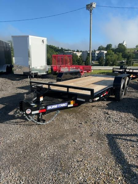 New 2026 Sure-Trac 7x16 Tilt Bed Equipment Tilt Trailer