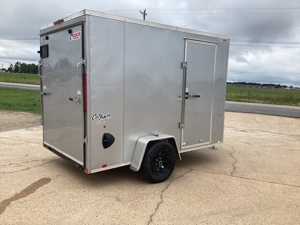 New 2026 Pace American Outback DLX 6x10 (2.9K) Enclosed Cargo Trailer