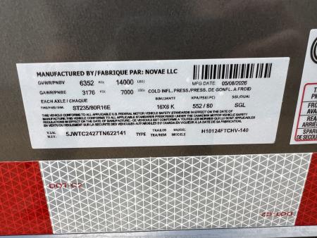 New 2026 H&H Trailers 24' Cargo H10124FTCHV-140 Cargo / Enclosed Trailer