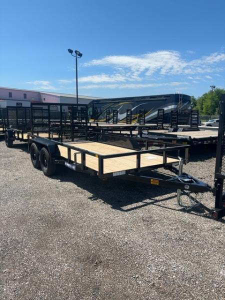 New 2026 Sure-Trac 7x14 Tube Top Utility Trailer