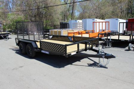 New 2026 Sure-Trac 7x14 Tube Top ATV Utility Trailer
