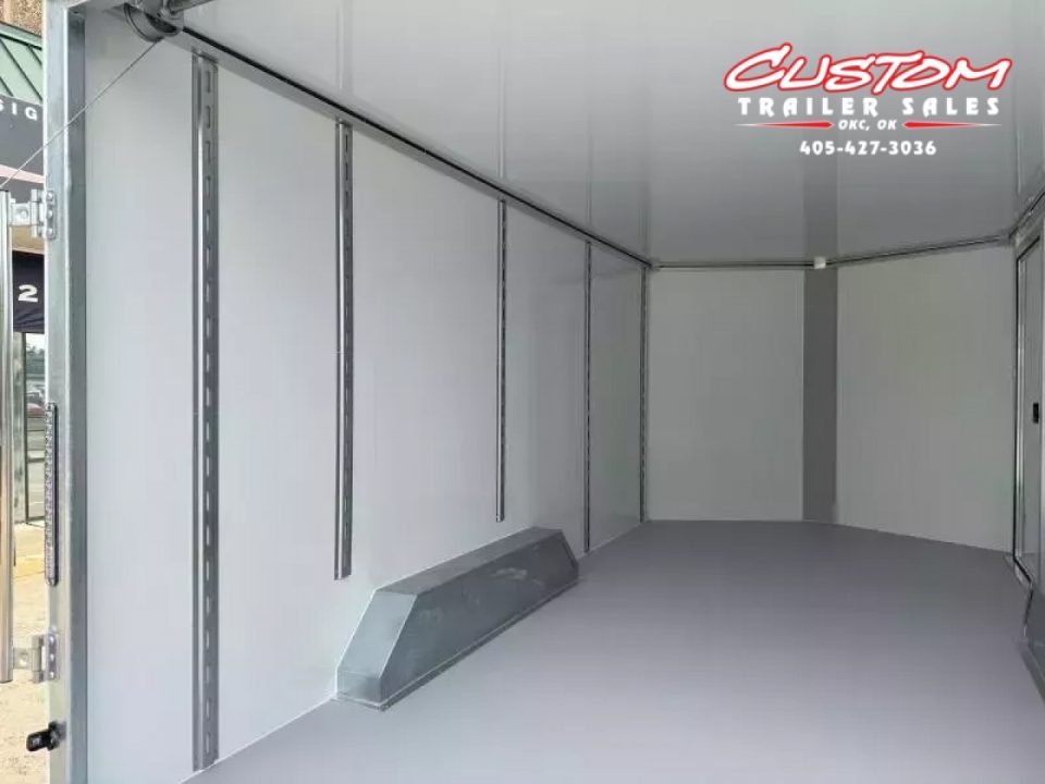 New #002609 2026 CELLTECH TA5 8.5 X 16 TANDEM AXLE ALL STEEL ENCLOSED 14K W/ REAR RAMP DOOR