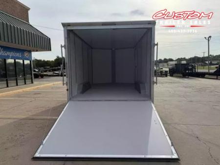 New #002609 2026 CELLTECH TA5 8.5 X 16 TANDEM AXLE ALL STEEL ENCLOSED 14K W/ REAR RAMP DOOR