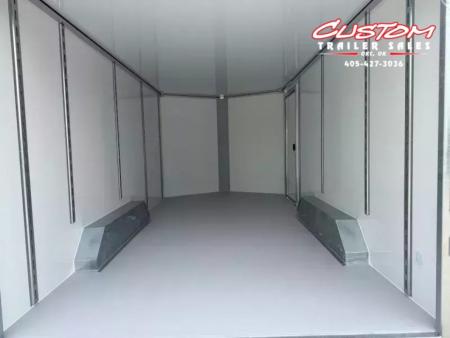 New #002609 2026 CELLTECH TA5 8.5 X 16 TANDEM AXLE ALL STEEL ENCLOSED 14K W/ REAR RAMP DOOR