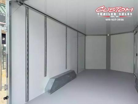 New #002609 2026 CELLTECH TA5 8.5 X 16 TANDEM AXLE ALL STEEL ENCLOSED 14K W/ REAR RAMP DOOR