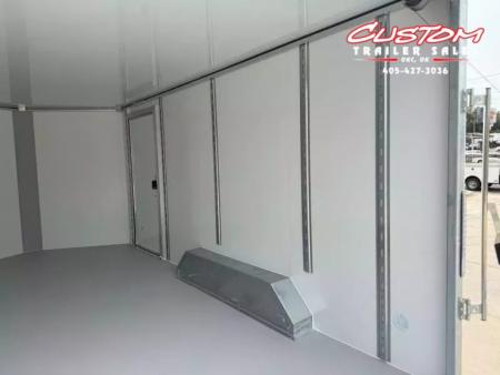 New #002609 2026 CELLTECH TA5 8.5 X 16 TANDEM AXLE ALL STEEL ENCLOSED 14K W/ REAR RAMP DOOR