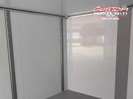 New #002609 2026 CELLTECH TA5 8.5 X 16 TANDEM AXLE ALL STEEL ENCLOSED 14K W/ REAR RAMP DOOR