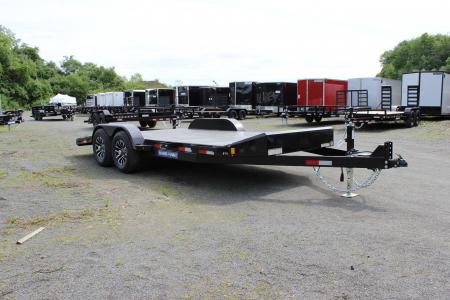 New 2026 Sure-Trac 7x18 10K Steel Deck Car Hauler