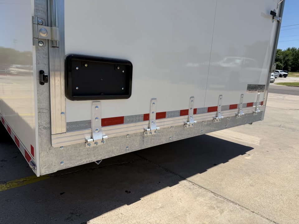 New #002610 2026 CELL TECH TA5 8.5 X 20 TANDEM AXLE ALL STEEL ENCLOSED 14K W/ REAR RAMP DOOR