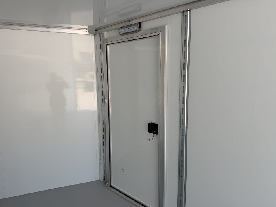 New #002610 2026 CELL TECH TA5 8.5 X 20 TANDEM AXLE ALL STEEL ENCLOSED 14K W/ REAR RAMP DOOR
