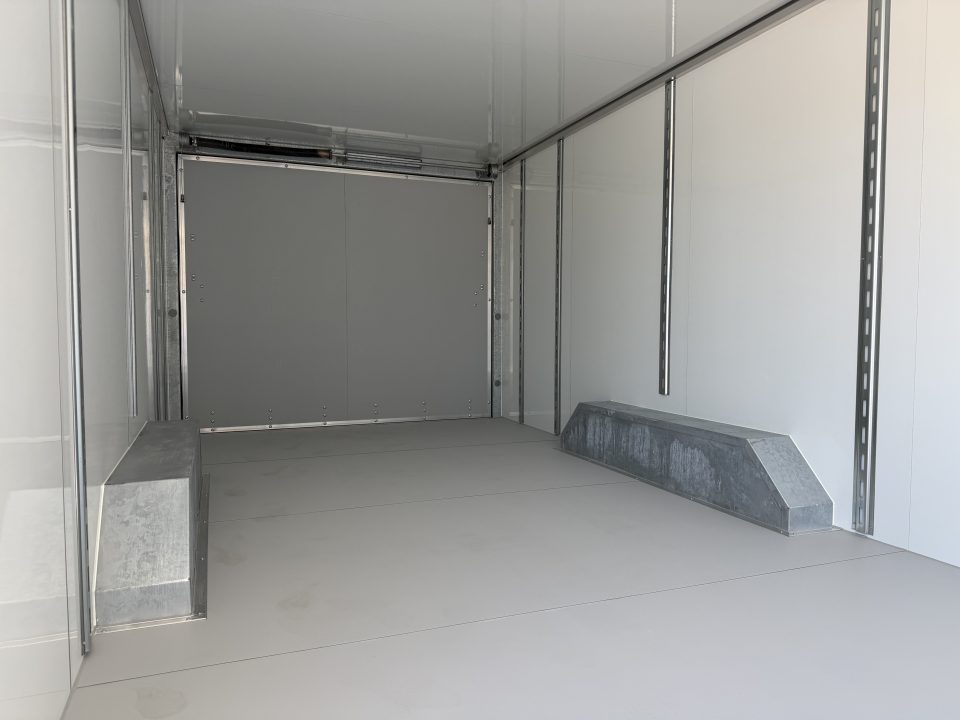 New #002610 2026 CELL TECH TA5 8.5 X 20 TANDEM AXLE ALL STEEL ENCLOSED 14K W/ REAR RAMP DOOR