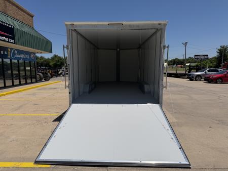 New #002610 2026 CELL TECH TA5 8.5 X 20 TANDEM AXLE ALL STEEL ENCLOSED 14K W/ REAR RAMP DOOR