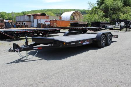 New 2026 Sure-Trac 7x20 10K Steel Deck Car Hauler - Winch Plate + Adj. Coupler