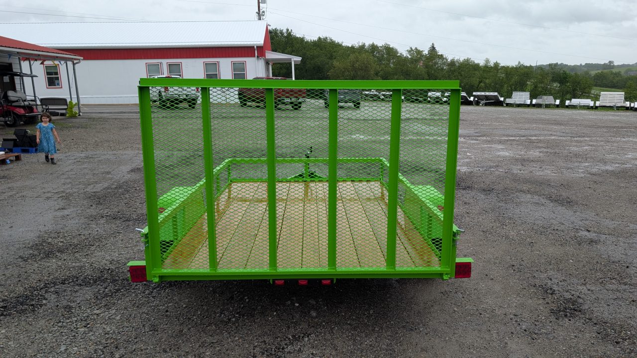 New 2027 BWise 6x10 Utility Trailer w/ Angle Top Rail