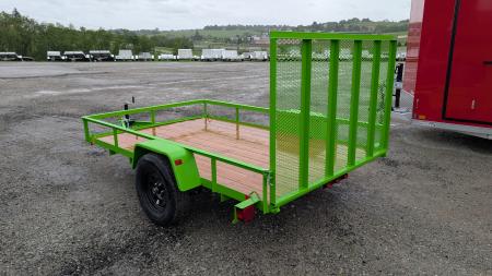 New 2027 BWise 6x10 Utility Trailer w/ Angle Top Rail