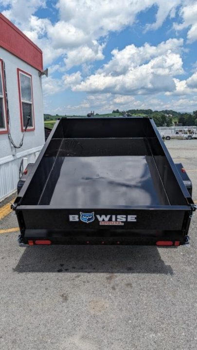 New 2027 BWise 5x8 Lo Pro Dump Trailer w/ No Brakes