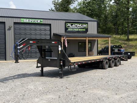 New 2026 Load Trail GP 102X32 30K GVWR TRIPLE 10K AXLES MAX RAMPS 14PLY TIRES Flatbed Trailer