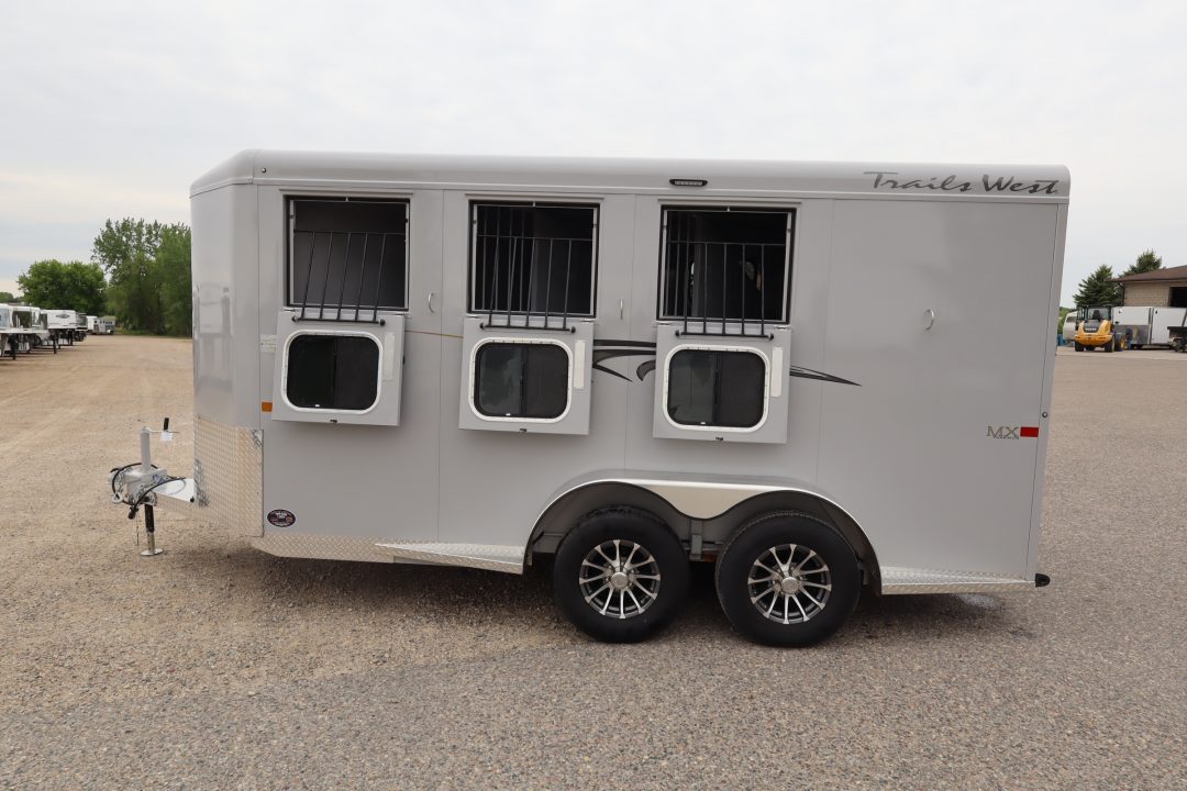 Used 2025 Trails West 3 Horse BP Trailer