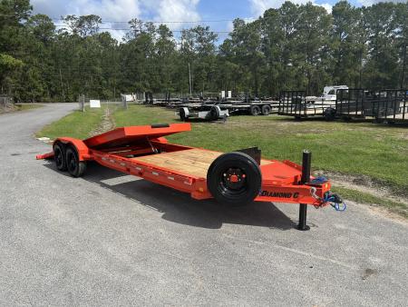New 2026 Diamond C HDT210 ,82x26 Tilt (18ft Tilt + 8ft Stationary ) 10K Torsion Axles, 12K Pop Up Winch, Hyd Jack