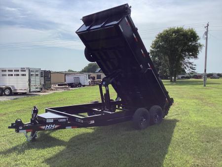 New 2026 H&H Trailers 83 x 14 Industrial Dump Trailer, Scissor, Spare, 14K