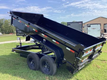 New 2026 H&H Trailers 83 x 14 Industrial Dump Trailer, Scissor, Spare, 14K