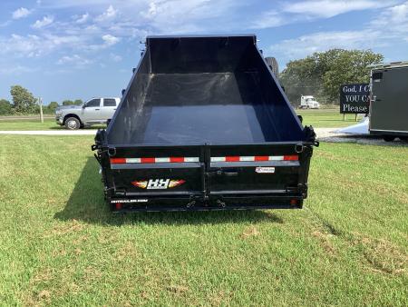 New 2026 H&H Trailers 83 x 14 Industrial Dump Trailer, Scissor, Spare, 14K