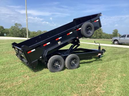 New 2026 H&H Trailers 83 x 14 Industrial Dump Trailer, Scissor, Spare, 14K