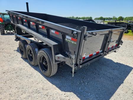 New 2026 Lamar 83X16 TRIPLE 21K TELESCOPIC DUMP W/24" SIDES 7 GAUGE FLOOR & 17.5" WHEELS/TIRES