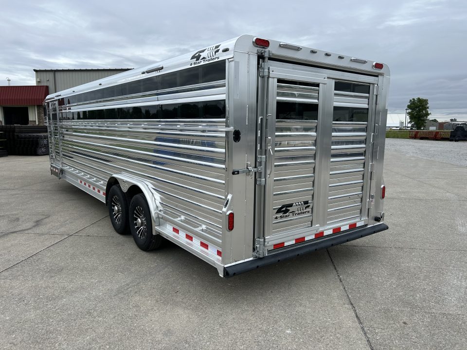 New 2027 4-Star Trailers 8x28 Club Calf Stock Trailer