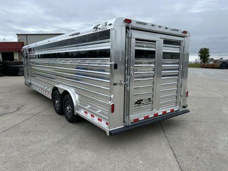 New 2027 4-Star Trailers 8x28 Club Calf Stock Trailer