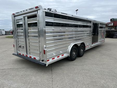 New 2027 4-Star Trailers 8x28 Club Calf Stock Trailer