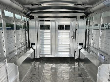 New 2027 4-Star Trailers 8x28 Club Calf Stock Trailer