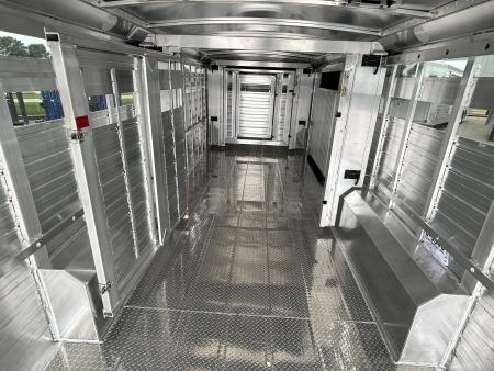 New 2027 4-Star Trailers 8x28 Club Calf Stock Trailer