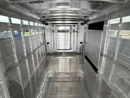 New 2027 4-Star Trailers 8x28 Club Calf Stock Trailer