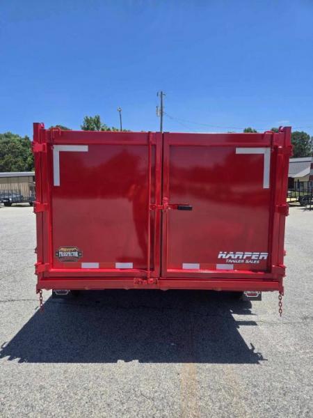 New 2026 PROSPECTOR 14K 7X16 TELESCOPING DUMP TRAILER 4' WALLS AND ALUMINIUM RAMPS