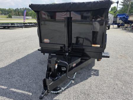 New 2026 PROSPECTOR 14K 7X16 TELESCOPING DUMP TRAILER 4' WALLS AND ALUMINIUM RAMPS