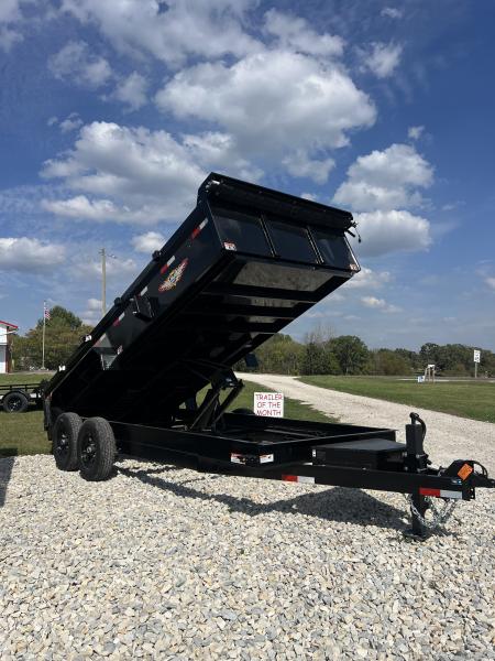 New 2026 H&H Trailers 83x16 Industrial Dump Trailer, Scissor, HD Floor, 14PLY, 14K