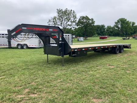 New 2027 MAXX-D 102x36 TANDEM 25.9K GN W/ HYDROJACKS, MAX RAMPS & DISC BRAKES Flatbed Trailer