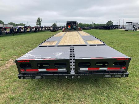 New 2027 MAXX-D 102X36 TANDEM 40K GN W/ HYDROJACKS, MAX RAMPS & DISC BRAKES Flatbed Trailer