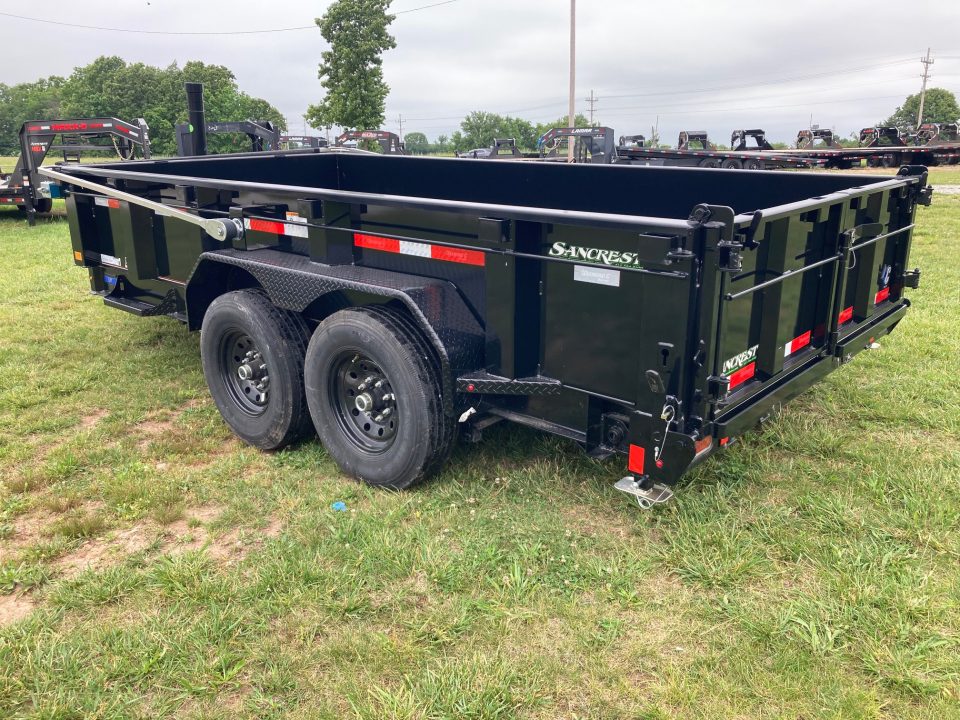New 2025 Diamond C Trailers 82X14 TANDEM 15.9K DUMP W/ 24" SIDES , SLIDE IN RAMPS AND CRANK TARP Dump Trailer