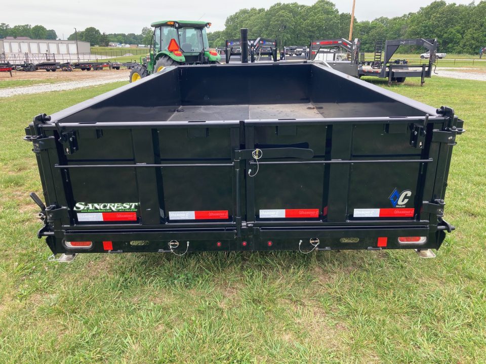 New 2025 Diamond C Trailers 82X14 TANDEM 15.9K DUMP W/ 24" SIDES , SLIDE IN RAMPS AND CRANK TARP Dump Trailer