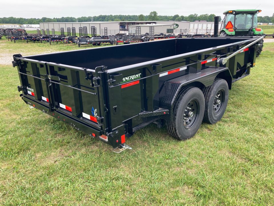 New 2025 Diamond C Trailers 82X14 TANDEM 15.9K DUMP W/ 24" SIDES , SLIDE IN RAMPS AND CRANK TARP Dump Trailer
