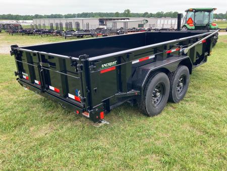 New 2025 Diamond C Trailers 82X14 TANDEM 15.9K DUMP W/ 24" SIDES , SLIDE IN RAMPS AND CRANK TARP Dump Trailer