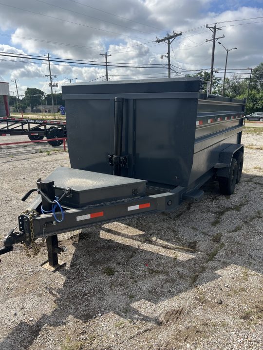New 2026 Direct Trailer Supply 14'x4'x7' Telescopic 16k Dump Trailer