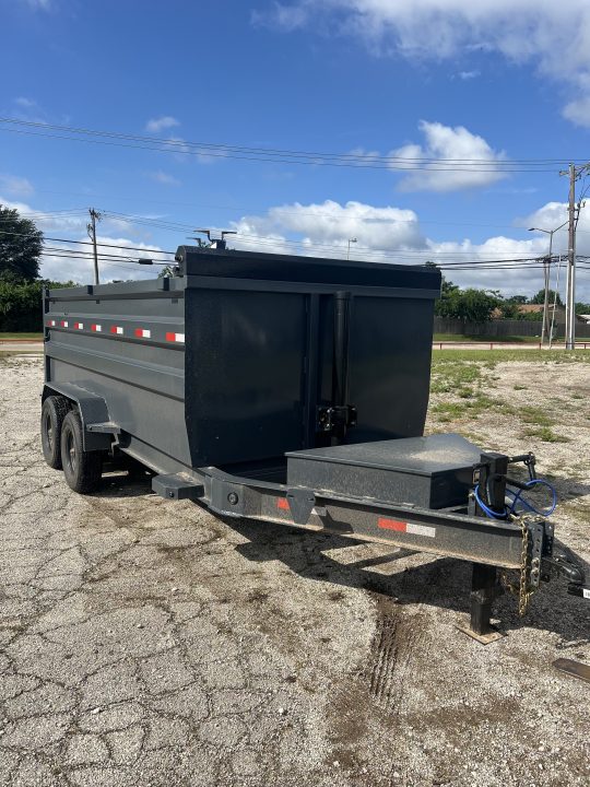 New 2026 Direct Trailer Supply 14'x4'x7' Telescopic 16k Dump Trailer