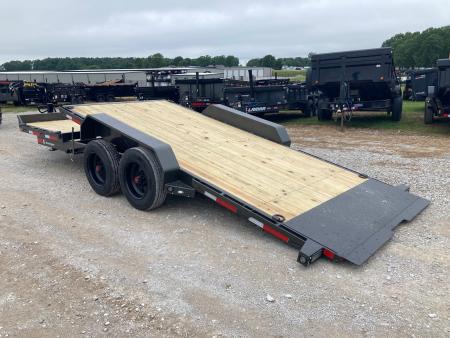 New 2027 MAXX-D 83X22 TANDEM 17.5K TILT W/ 6' STATIONARY DECK, 16' TILT DECK & TOOLBOX Tilt Trailer