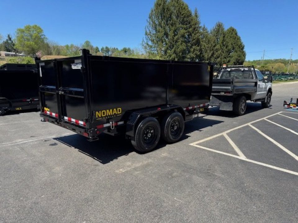 New 7 x 14 Big Tex Low Pro 14LX Scissor 4' High Side Dump Trailer 14k