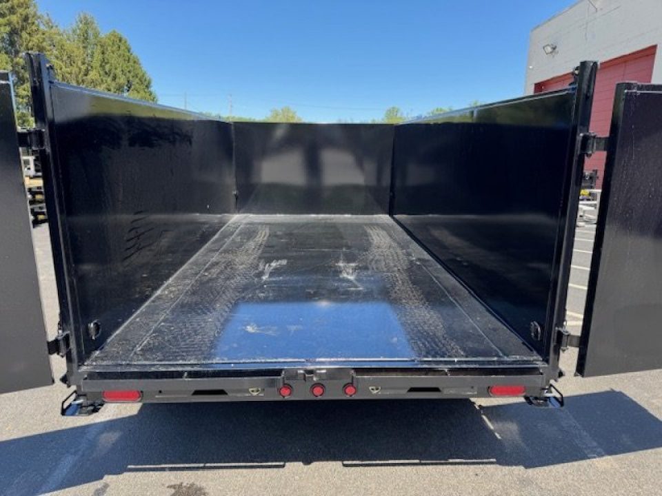 New 7 x 14 Big Tex Low Pro 14LX Scissor 4' High Side Dump Trailer 14k